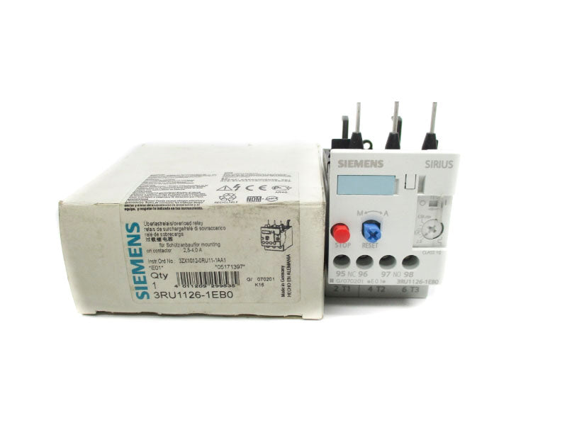 SIEMENS 3RU1126-1EB0 2.8-4.0A NSMP