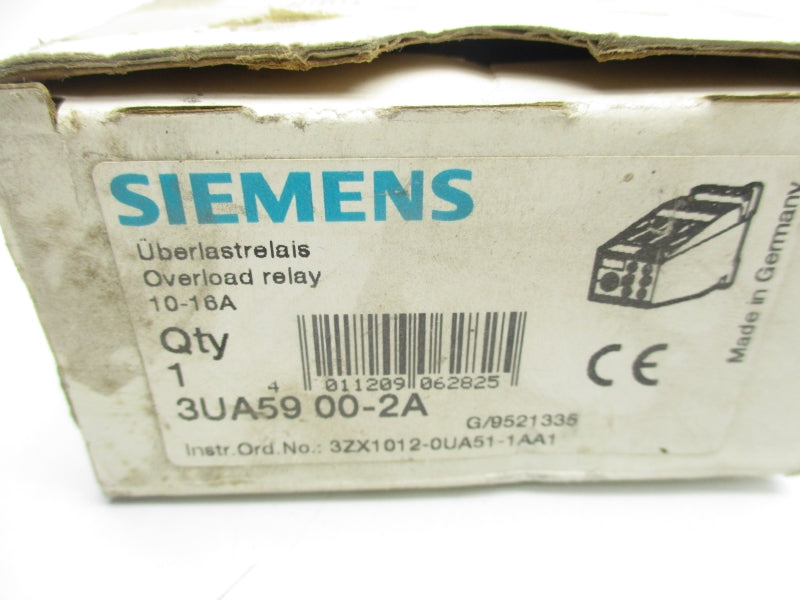 SIEMENS 3UA5900-2A 690V 10-16A NSMP