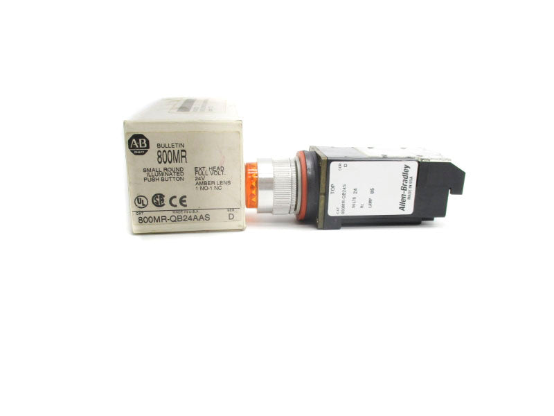 ALLEN BRADLEY 800MR-QB24AAS SER. D 24V (WH) NSMP