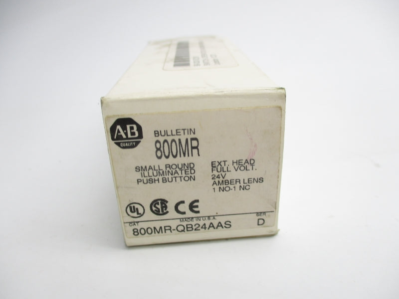 ALLEN BRADLEY 800MR-QB24AAS SER. D 24V (WH) NSMP