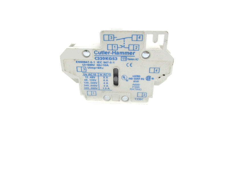 CUTLER HAMMER C320KGS3 SER. A2 440-660V 1.5A NSNP