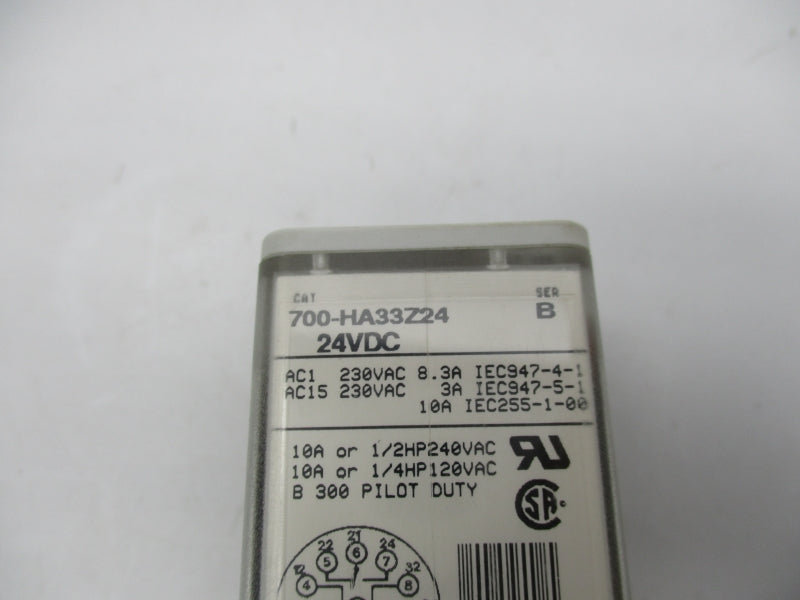 ALLEN BRADLEY 700-HA33Z24 SER. B 24VDC 10A NSNP