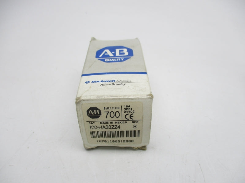 ALLEN BRADLEY 700-HA33Z24 SER. B 24VDC 10A (GY/BL) NSMP