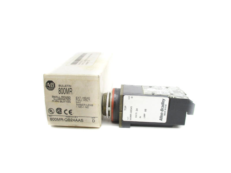 ALLEN BRADLEY 800MR-QB24AAS SER. D 24V (AS PICTURED) (WH) NSMP