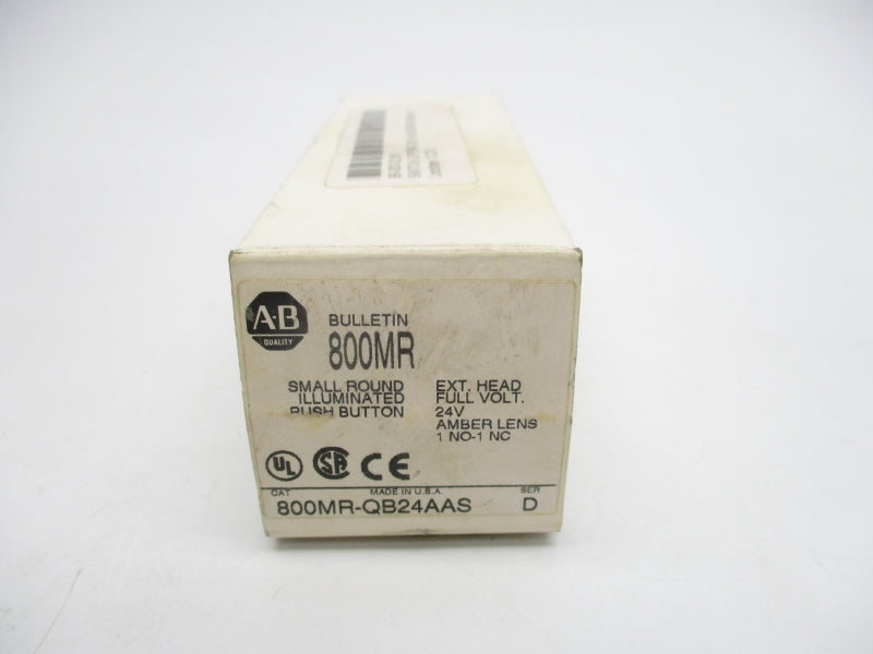 ALLEN BRADLEY 800MR-QB24AAS SER. D 24V (AS PICTURED) (WH) NSMP