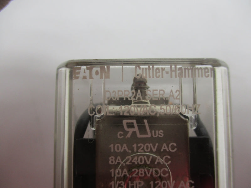 CUTLER HAMMER D3PR2A SER. A2 120VAC 10A NSNP