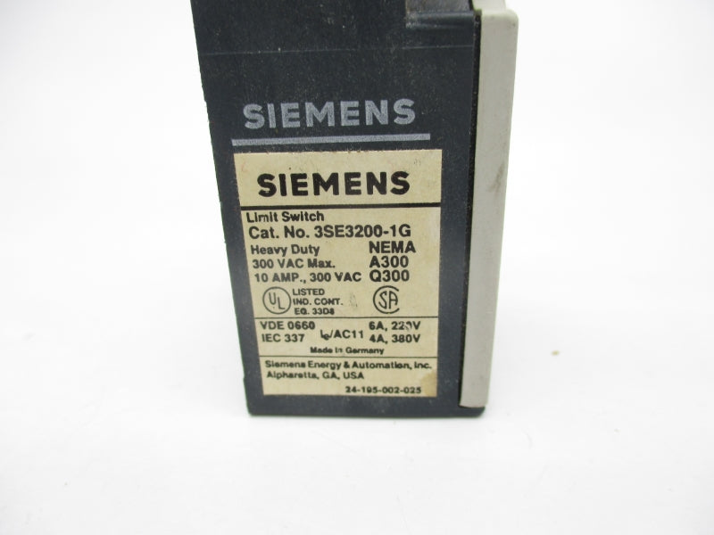 SIEMENS 3SE3200-1G 300VAC 10A NSNP