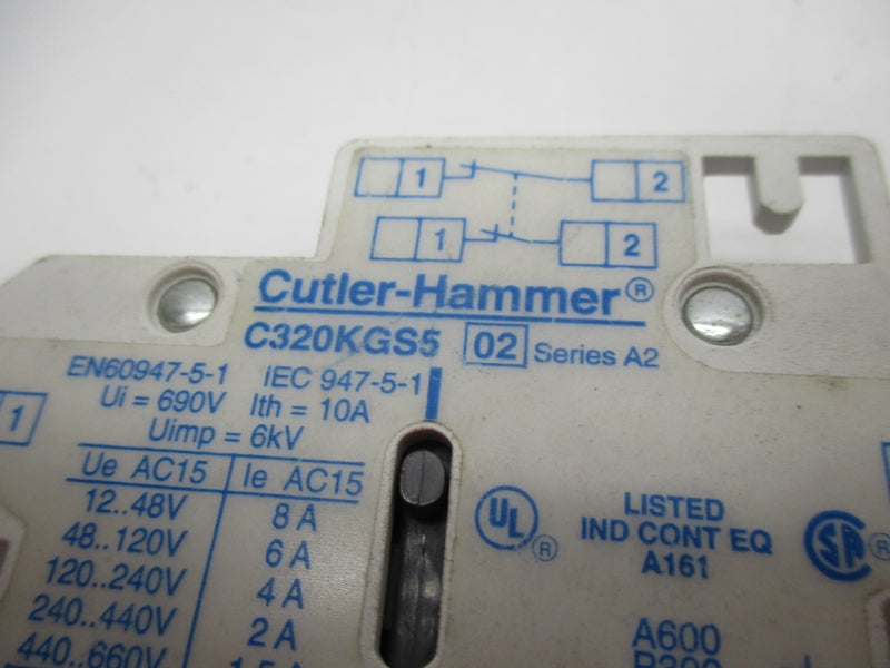 CUTLER HAMMER C320KGS5 SER. A2 440-660V 1.5A NSNP