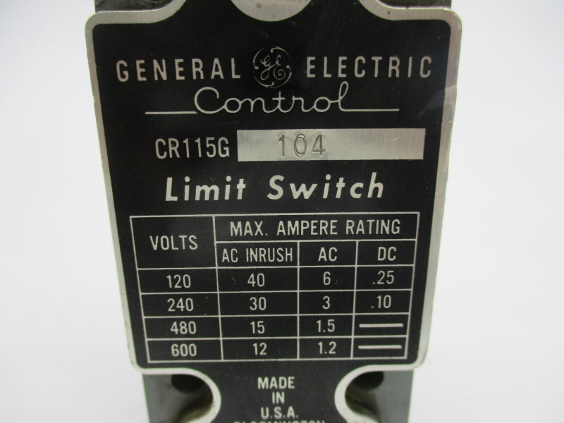 GENERAL ELECTRIC CR115G104 600VAC 12A UNMP