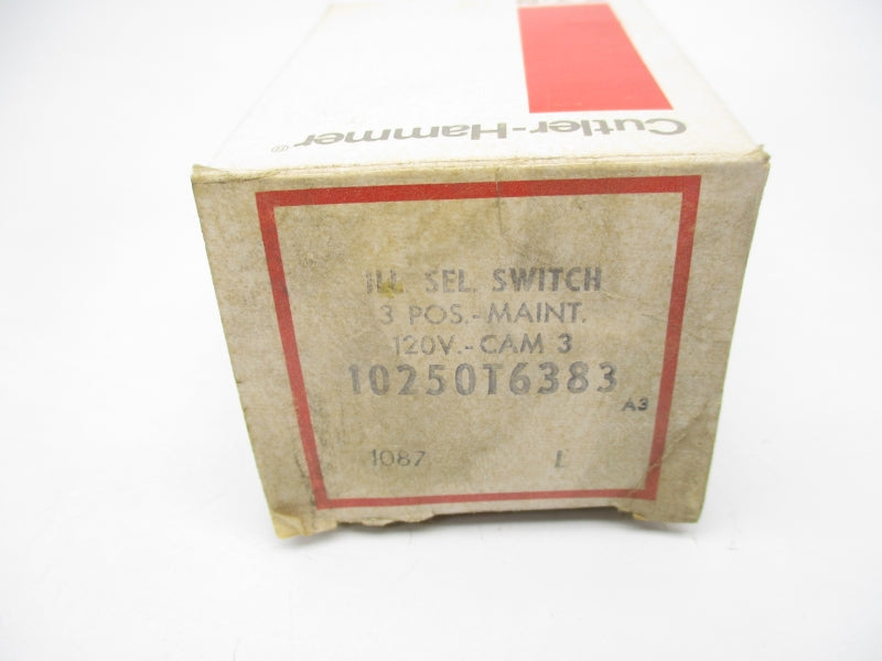 CUTLERH HAMMER 10250T6383 SER. A3 120VAC NSMP