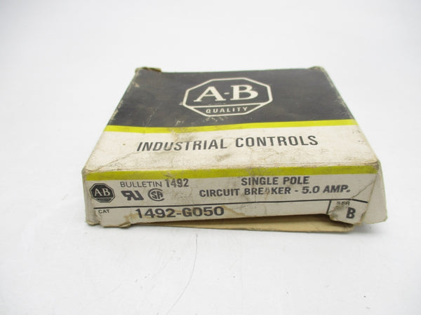 ALLEN BRADLEY 1492-G050 SER. B 250VAC 5.0A NSMP