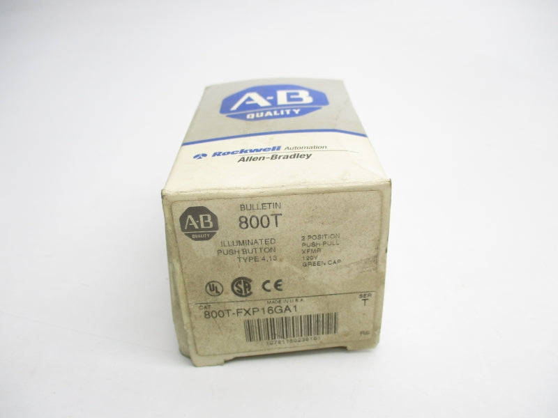 ALLEN BRADLEY 800T-FXP16GA1 SER. T 120V (GY/BL) NSMP
