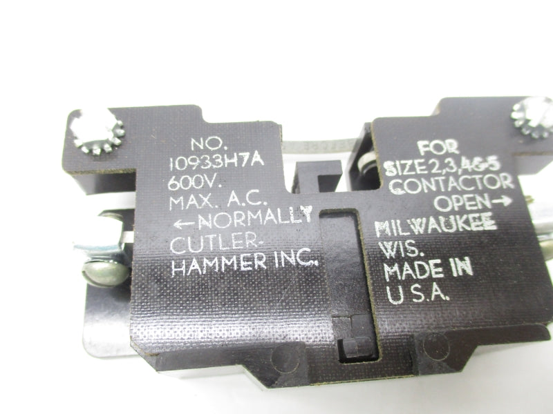 CUTLER HAMMER 10933H7A 600VAC NSNP