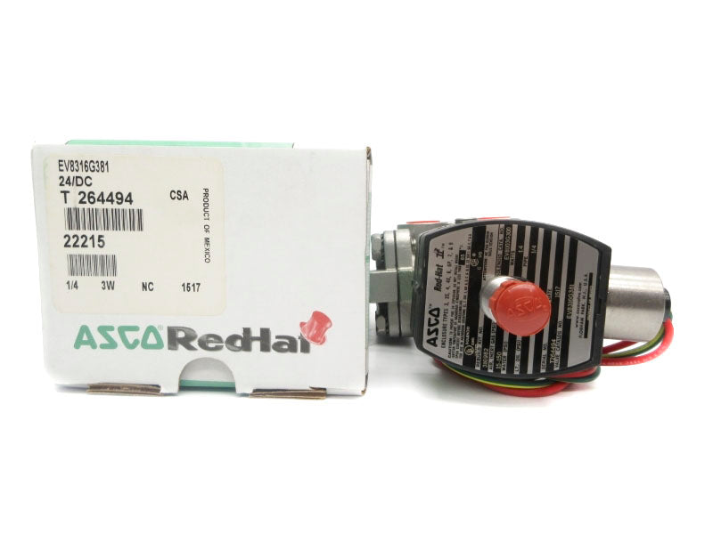 ASCO EV8316G381 24/DC 15-150PSI 1/4" NSMP