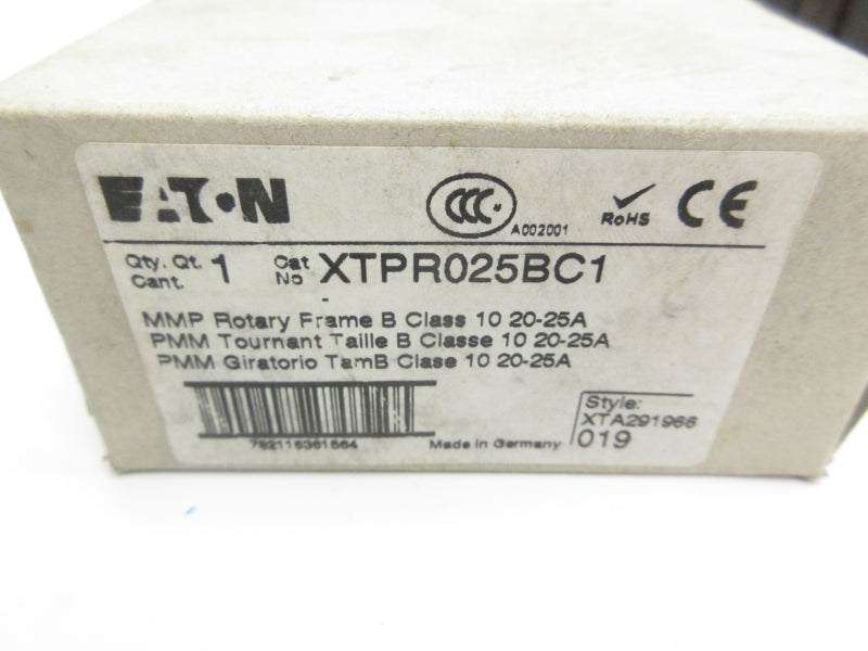 EATON XTPR025BC1 20-25A NSMP