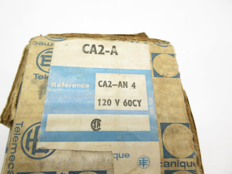 TELEMECANIQUE CA2-AN4 110/120V 10A NSMP