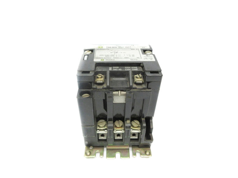 SQUARE D 8536SAO12S SER. B 110/120V (AS PICTURED) UNMP