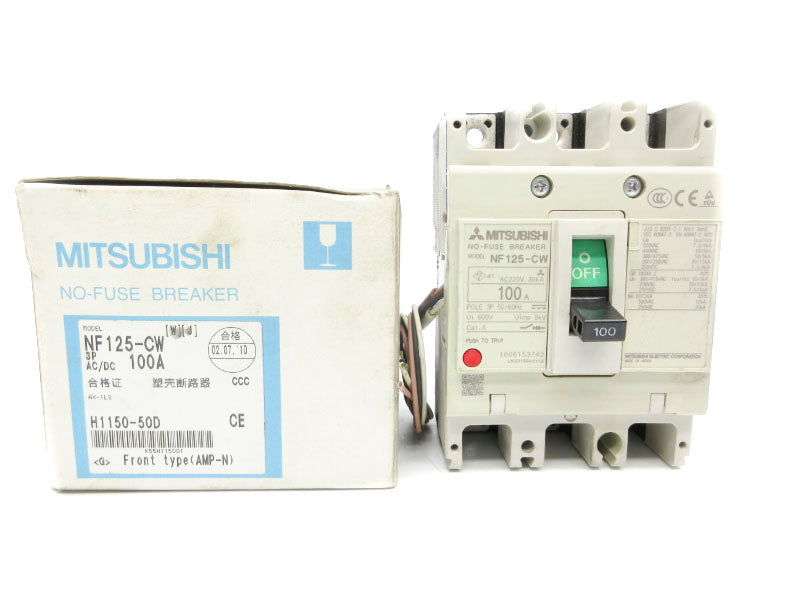MITSUBISHI NF125-CW 220VAC 100A NSMP