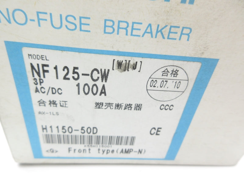 MITSUBISHI NF125-CW 220VAC 100A NSMP