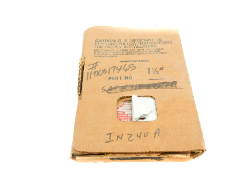 BS&B SAFETY SYSTEMS 97071006-4 136PSI 72'F 1-1/2" NSMP