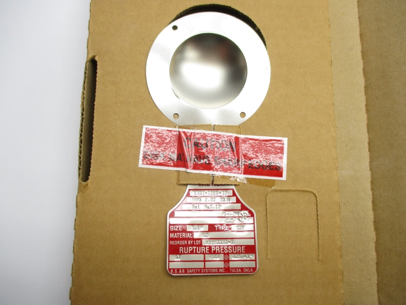 BS&S SAFETY SYSTEMS A5003151-1 97PSI 325.41'F 1.5" NSMP