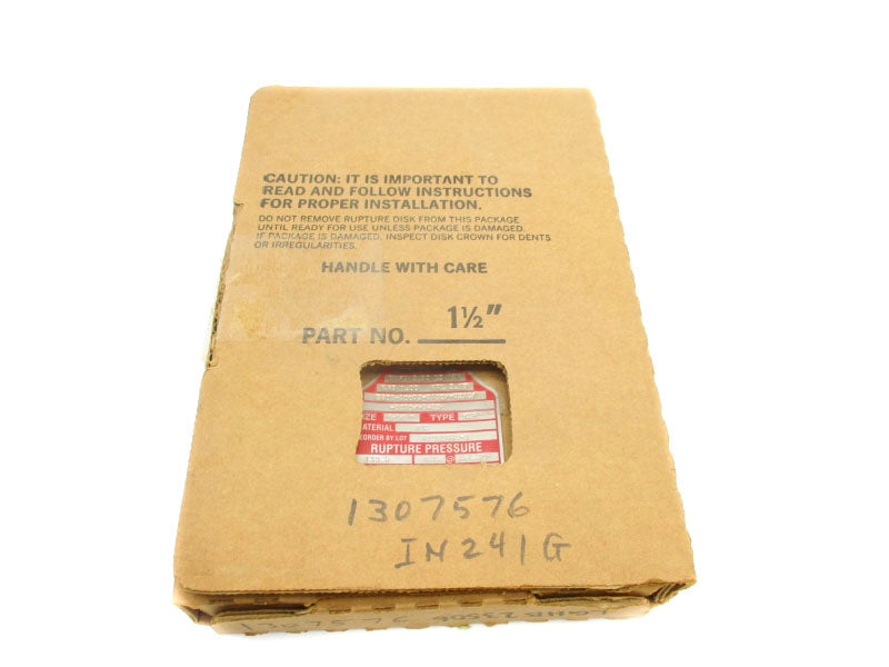BS&S SAFETY SYSTEMS A1080640-1 139.5PSI 357.3'F 1-1/2" NSMP