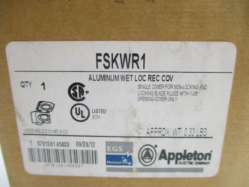APPLETON FSKWR1 1-3/8" NSMP