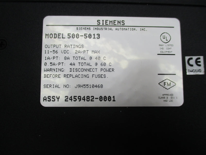 SIEMENS 500-5013 11-56VDC 8A UMNP