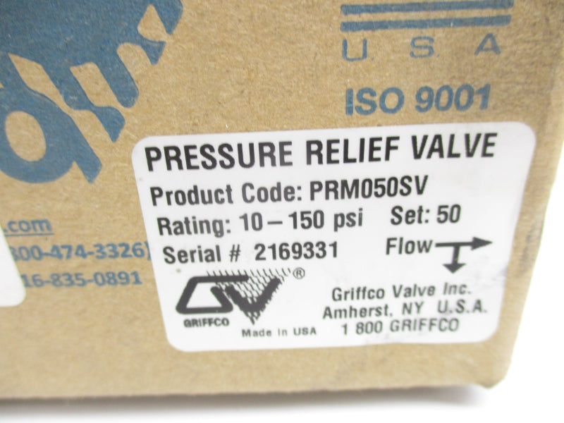 GRIFFCO PRM050SV 10-150PSI NSMP