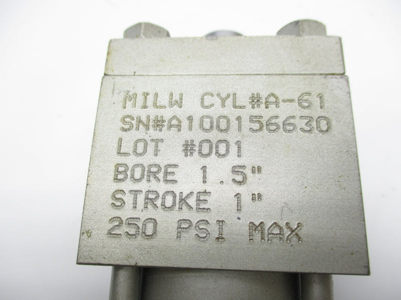 MILWAUKEE A-61 250PSI 1" UNMP