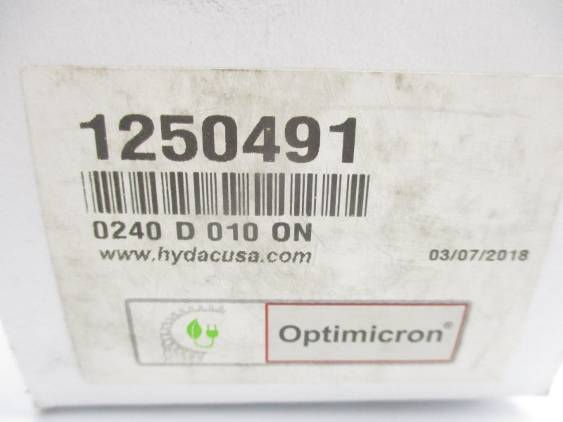 HYDAC 0240D010ON 1250491 NSMP