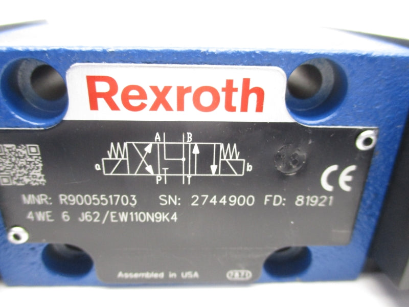 REXROTH 4WE6J62/EW110N9K4 R900551703 NSNP
