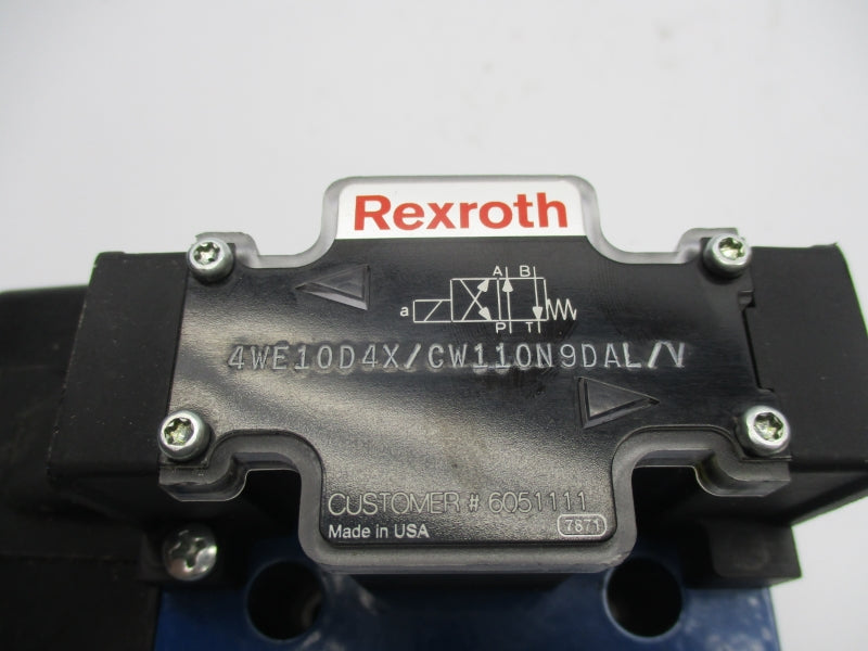REXROTH 4WE10D4X/CW110N9DAL/V 110/120V NSNP