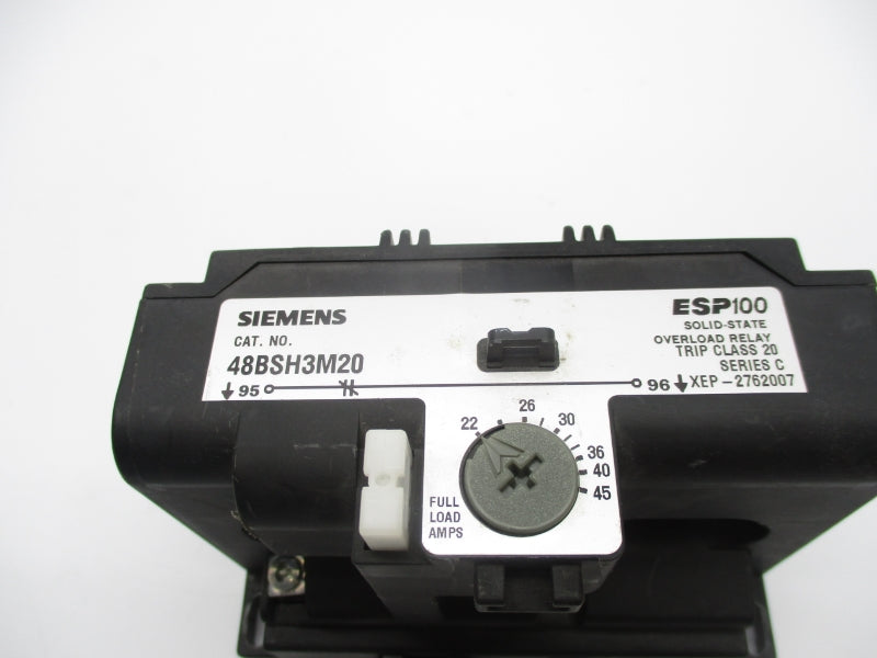 SIEMENS 48BSH3M20 SER. C 600VAC 22-45A UNMP