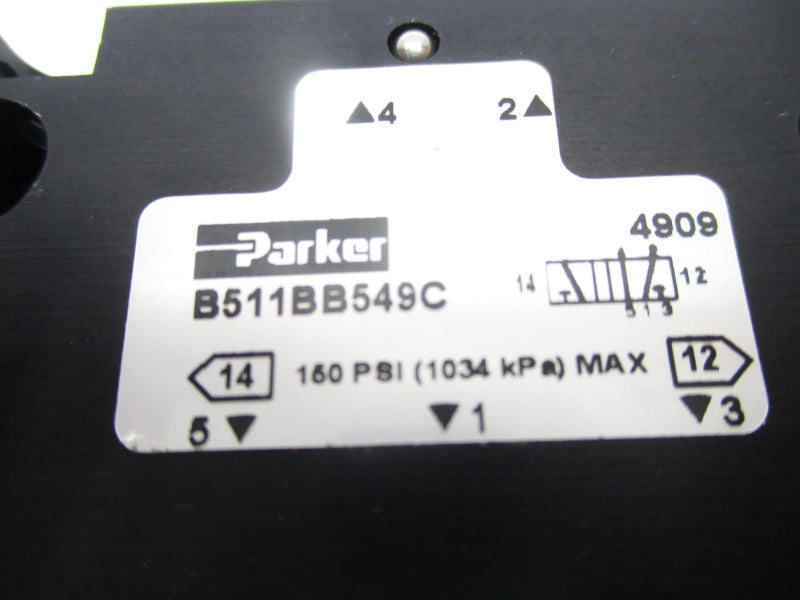 PARKER B511BB549C 24VDC 160PSI NSNP