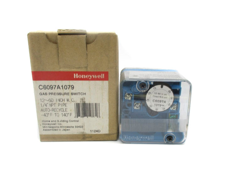 HONEYWELL C6097A1079 5.0PSI 12-60INWC 1/4" NSMP