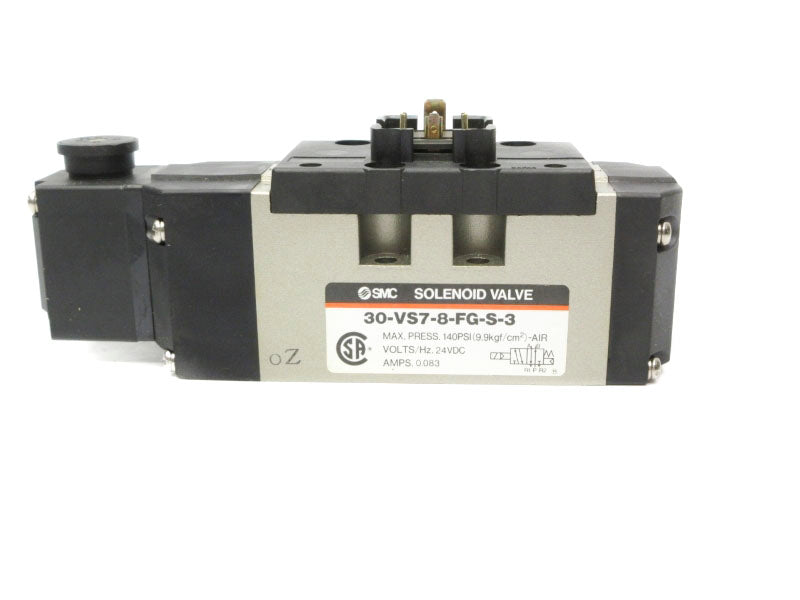SMC 30-VS7-8-FG-S-3 24VDC 0.083A 140PSI NSNP