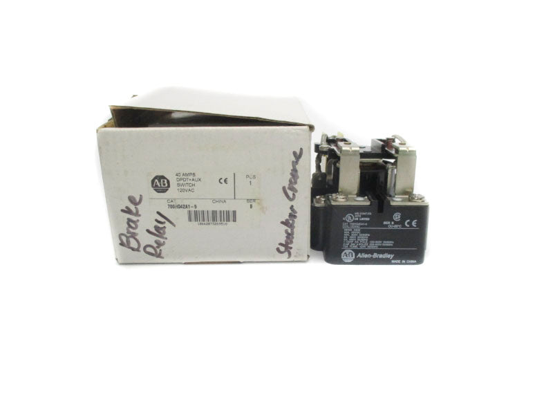 ALLEN BRADLEY 700HG42A1-5 SER. B 120VAC 5A (WH) NSMP
