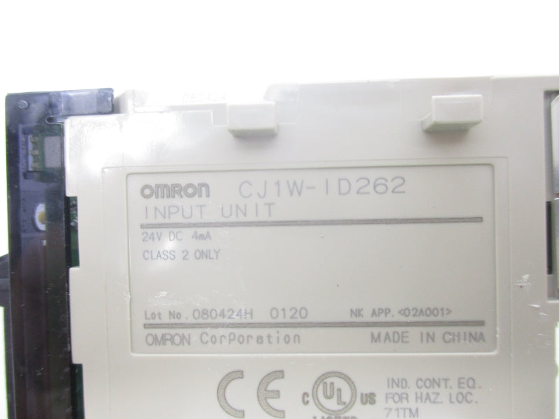 OMRON CJ1W-ID262 24VDC NSNP