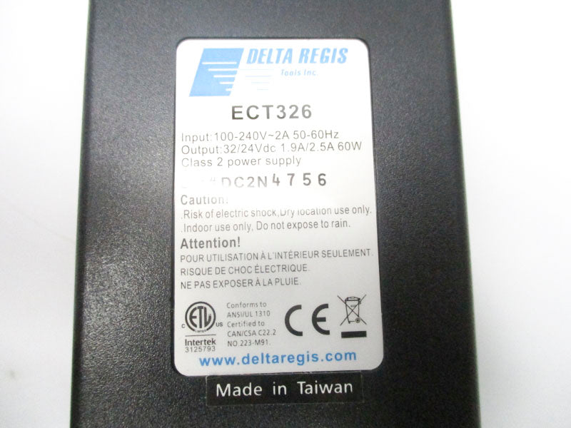DELTA REGIS TOOLS ECT326 100-240V 2A NSNP