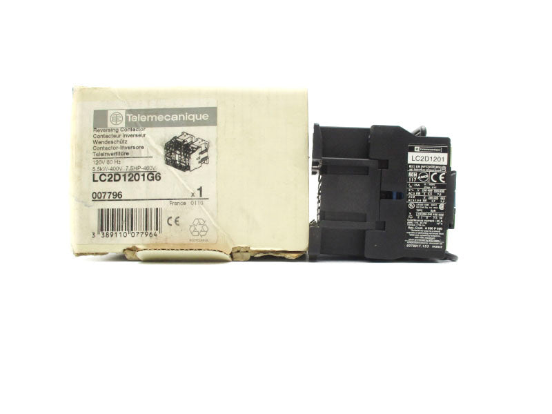 TELEMECANIQUE LC2D1201G6 120V 25A NSMP