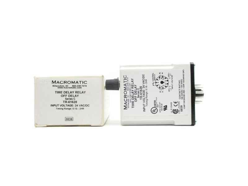 MACROMATIC TR-61628 SER. C 24VAC/DC 10A 0.1S-2HR NSMP