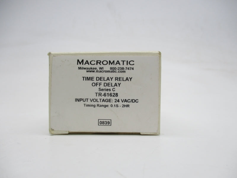 MACROMATIC TR-61628 SER. C 24VAC/DC 10A 0.1S-2HR NSMP