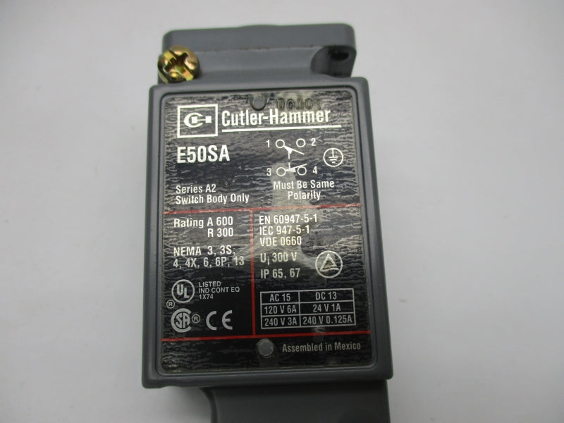 CUTLER HAMMER E50SA SER. A2 240VAC 3A UNMP
