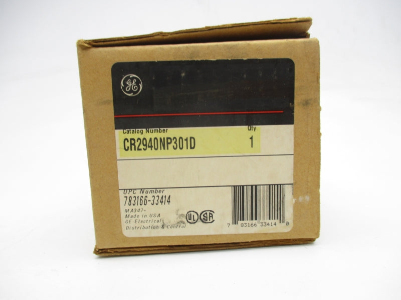 GENERAL ELECTRIC CR2940NP301D 600V NSMP
