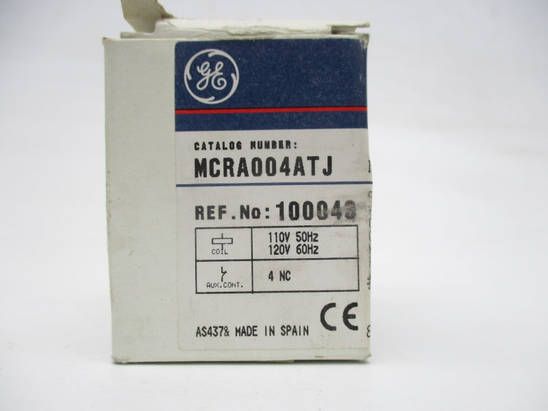 GENERAL ELECTRIC MCRA004ATJ 110/120V 16A NSMP