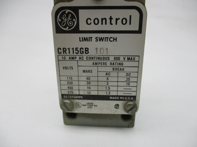 GENERAL ELECTRIC CR115GB101 600VAC 10A NSNP