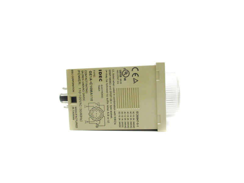 IDEC GE1A-C10MA110 110-120VAC 5A 1S-10M NSNP