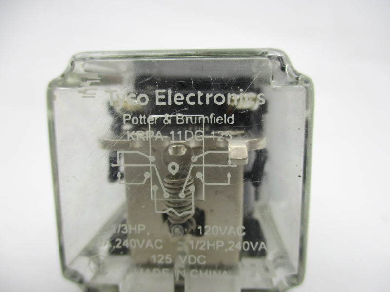 TYCO ELECTRONICS KRPA-11DG-125 125VDC UNMP