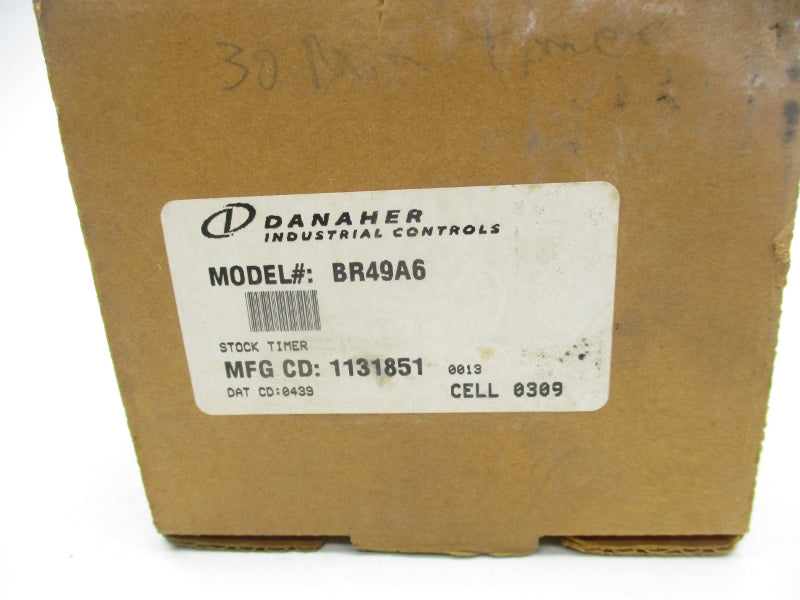 DANAHER BR49A6 120/240VAC 3A 0-30MIN NSMP